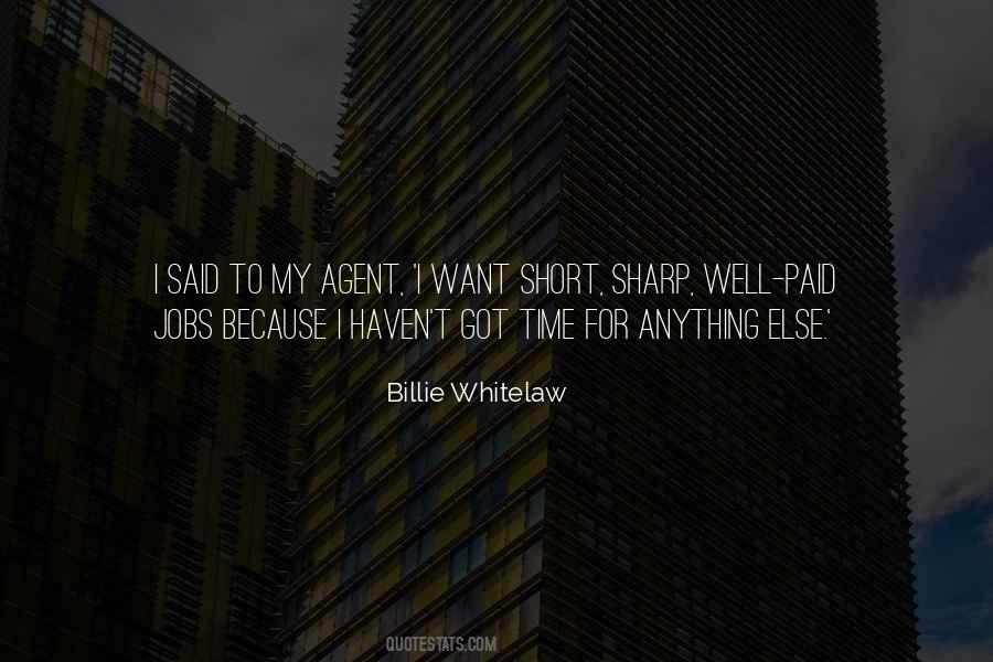 Billie Whitelaw Quotes #211712