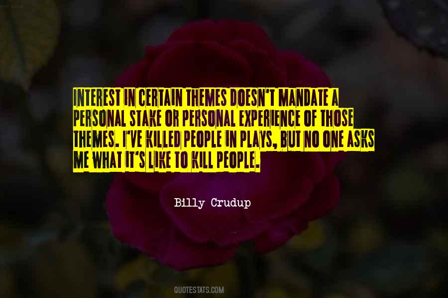 Billy Crudup Quotes #1212283