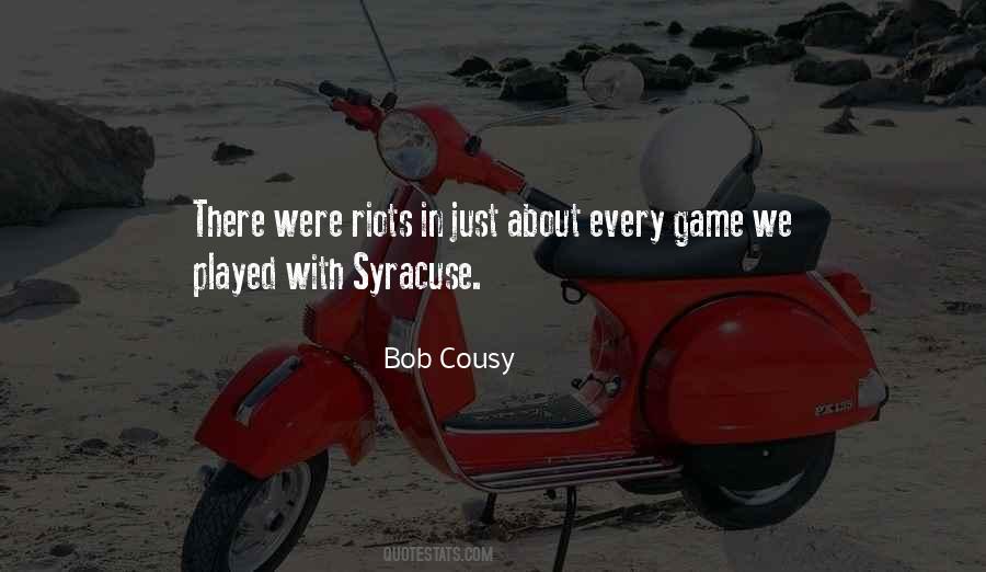 Bob Cousy Quotes #852412