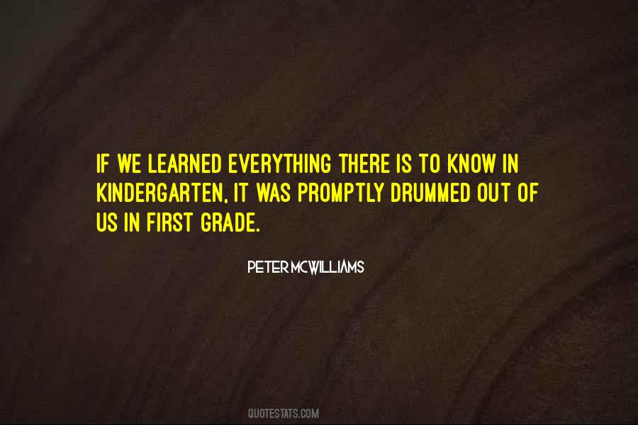 Quotes About Kindergarten #669064