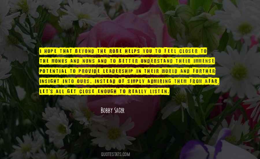Bobby Sager Quotes #1808181