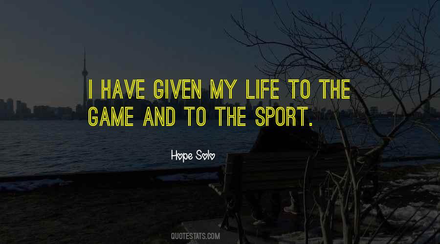 Quotes About Sport And Life #699247