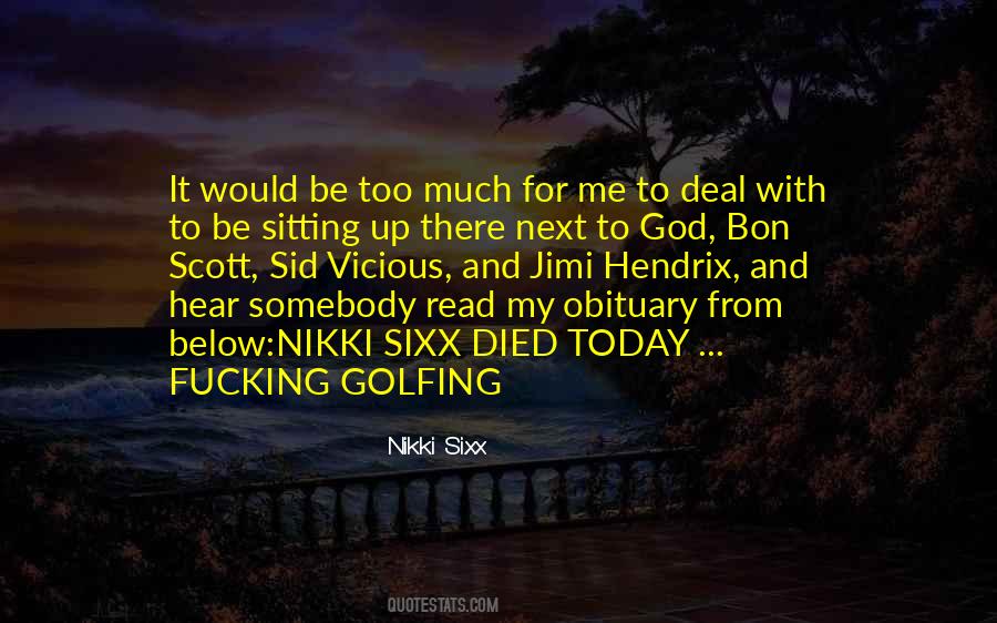 Bon Scott Quotes #99165