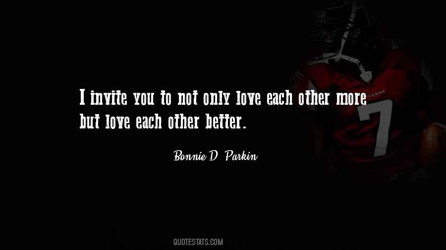 Bonnie D Parkin Quotes #1560086