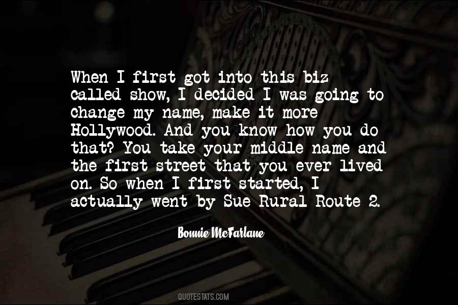 Bonnie Mcfarlane Quotes #1594252