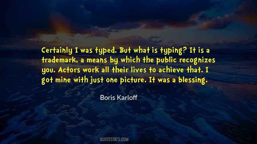 Boris Karloff Quotes #966953