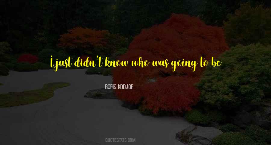 Boris Kodjoe Quotes #460756