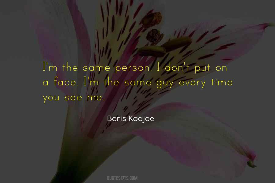 Boris Kodjoe Quotes #91994