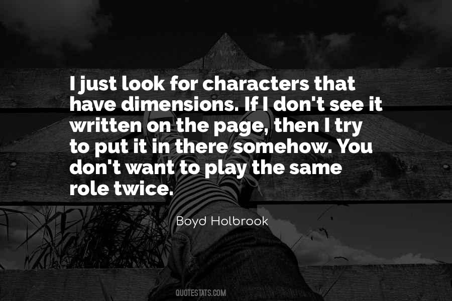 Boyd Holbrook Quotes #478264