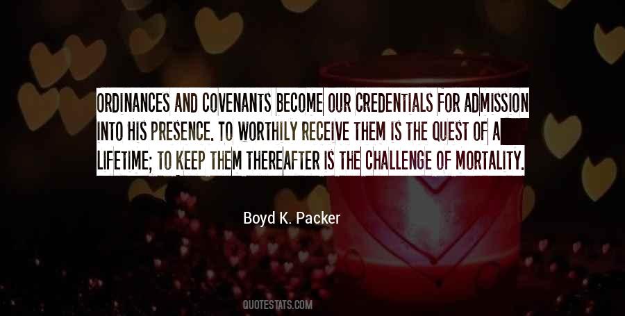 Boyd K Packer Quotes #1289335