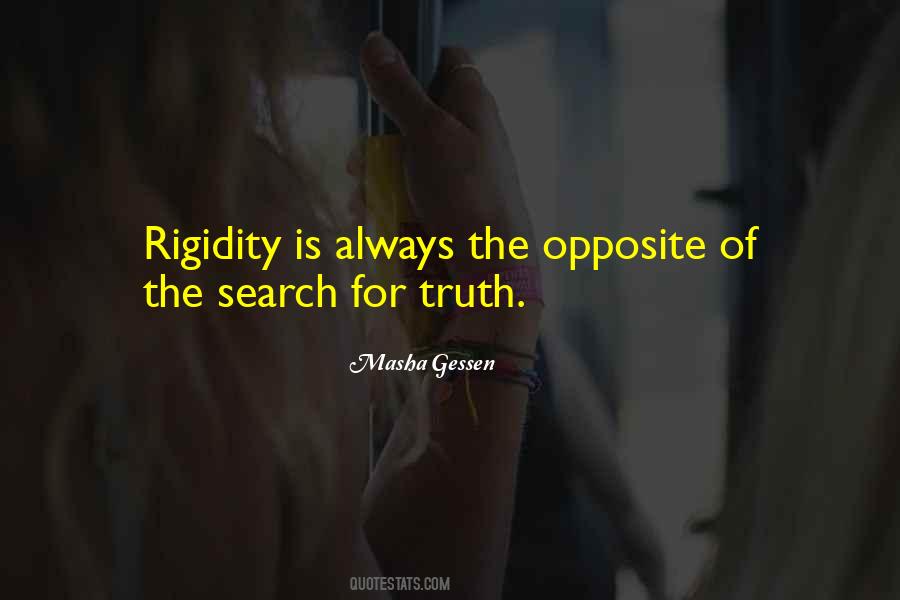 Quotes About Rigidity #947442