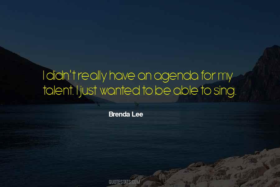 Brenda Lee Quotes #652573