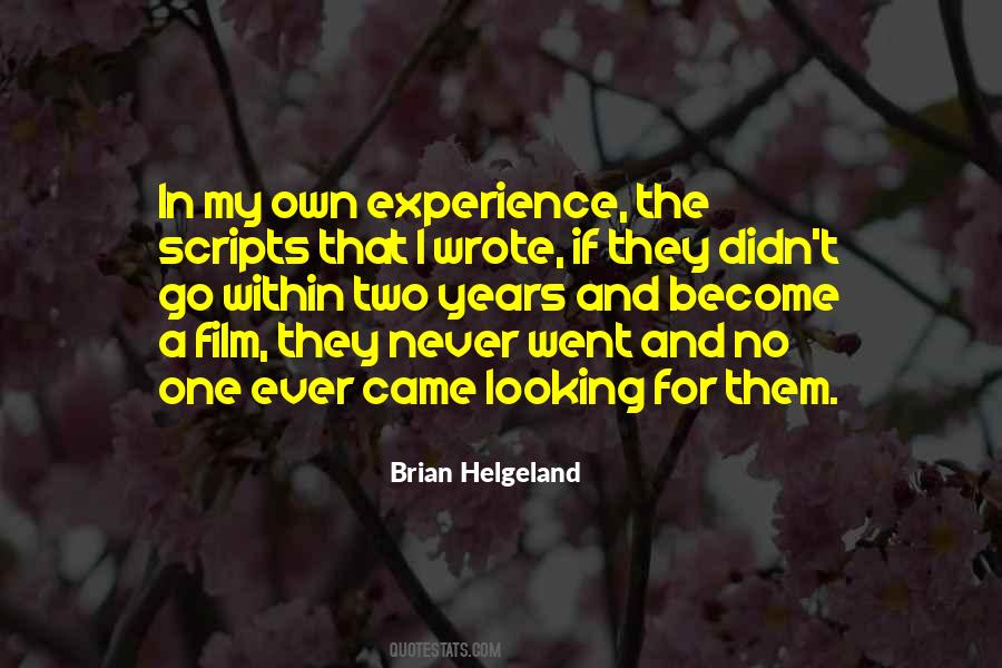 Brian Helgeland Quotes #1209825