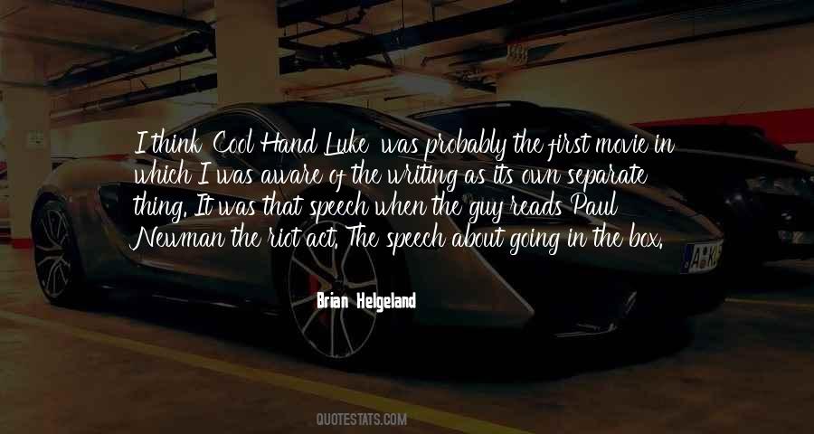 Brian Helgeland Quotes #21296