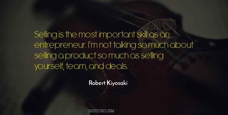 Quotes About Selling Skills #1538408