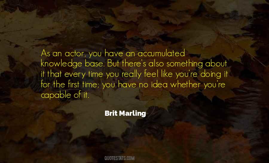 Brit Marling Quotes #1040497