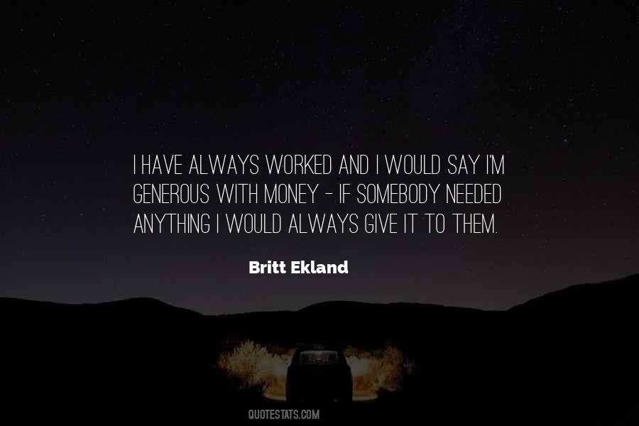 Britt Ekland Quotes #637662