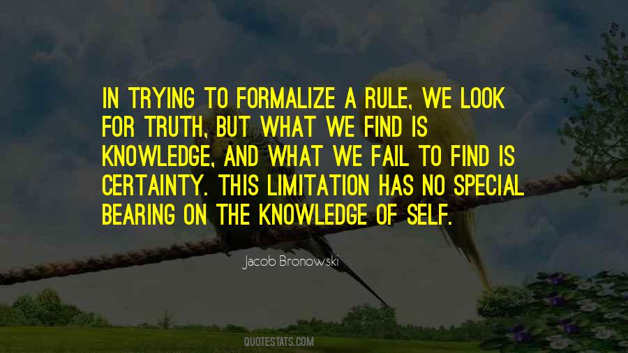 Bronowski Quotes #955466