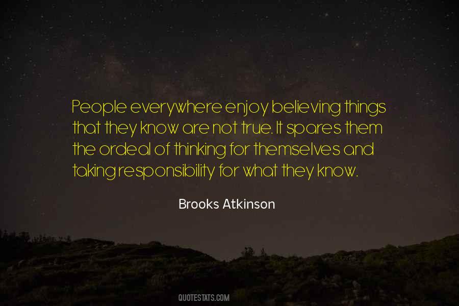 Brooks Atkinson Quotes #1093222