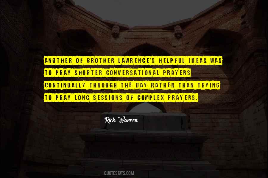Brother Lawrence Quotes #1141240