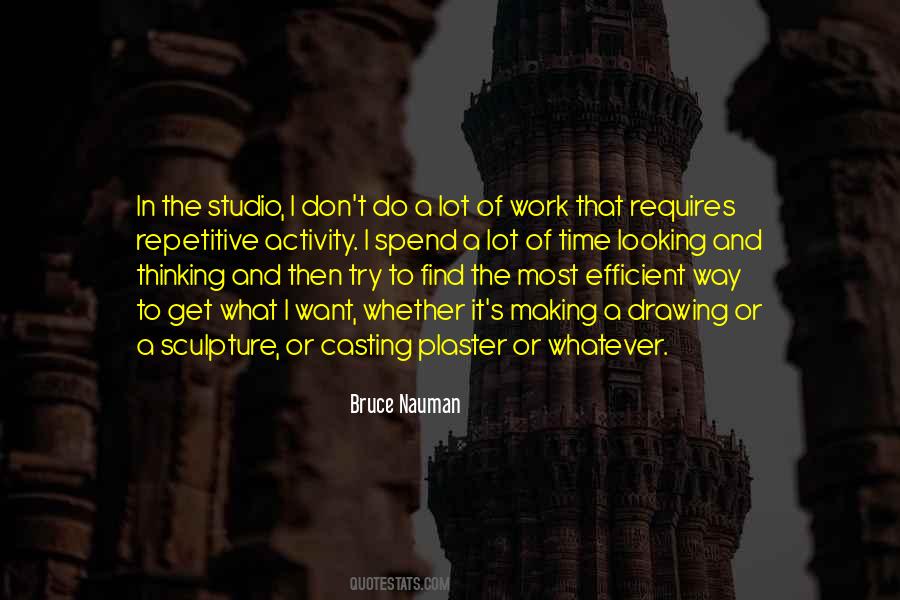 Bruce Nauman Quotes #1335111