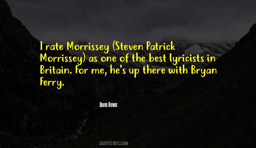 Bryan Ferry Quotes #77483 Bryan Ferry Quotes #77483