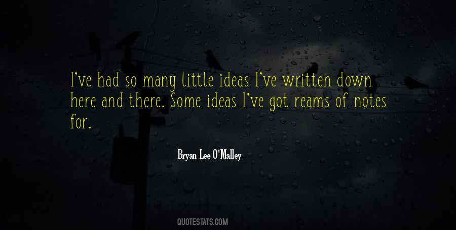 Bryan Lee O'malley Quotes #1170714