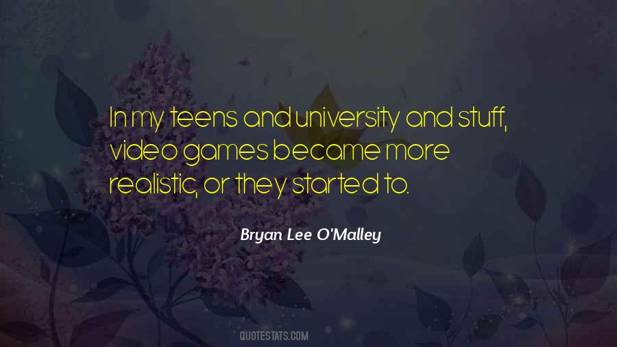 Bryan Lee O'malley Quotes #49760