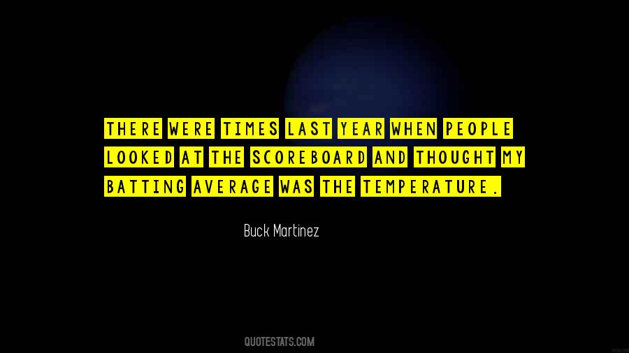 Buck Martinez Quotes #473318