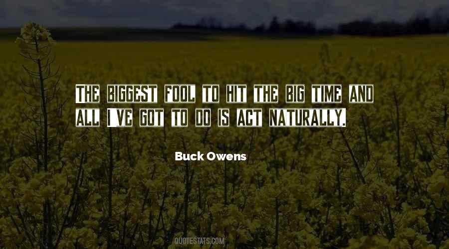 Buck Owens Quotes #1208699