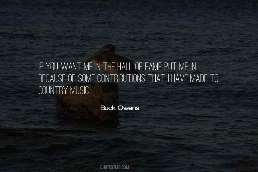 Buck Owens Quotes #716285