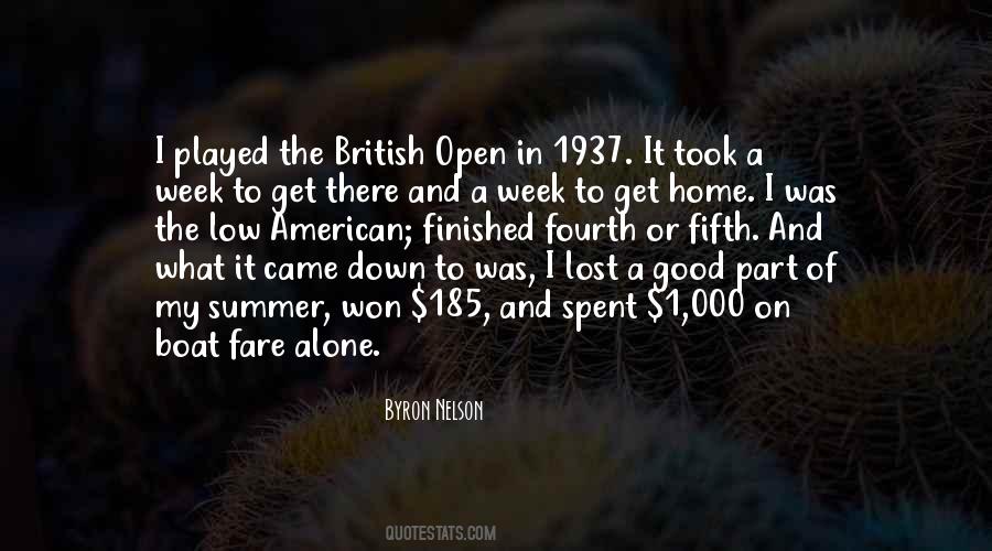 Byron Nelson Quotes #793091