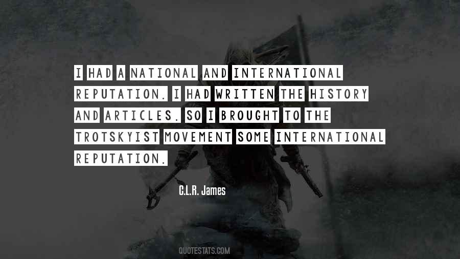 C L R James Quotes #170056