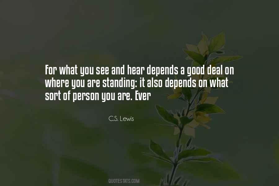 C S Lewis Quotes #25908