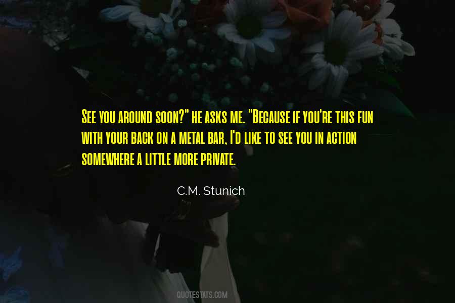 C.m. Stunich Quotes #250244