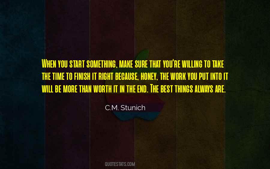 C.m. Stunich Quotes #252384