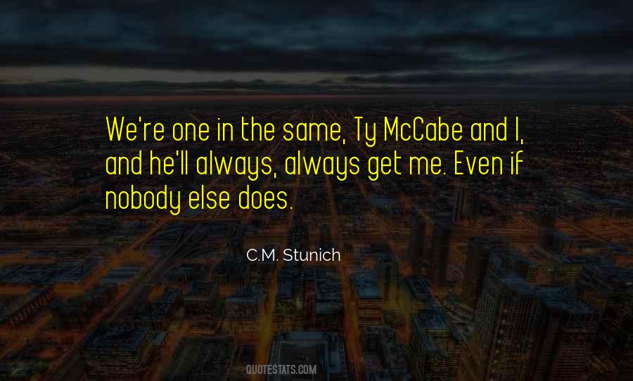 C.m. Stunich Quotes #292704