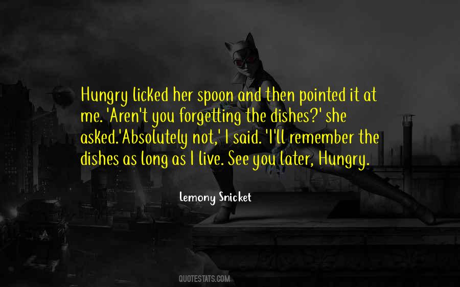 Quotes About Spoon #944681