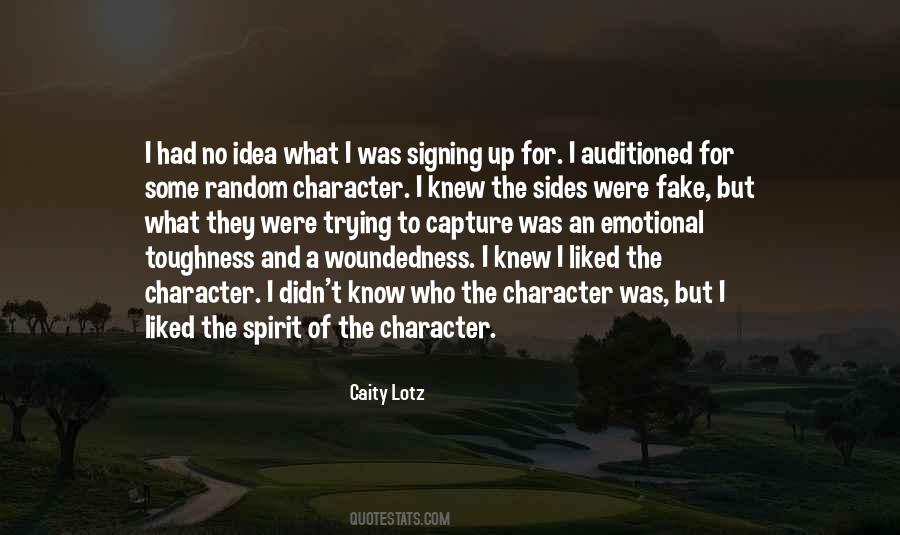 Caity Lotz Quotes #1727953