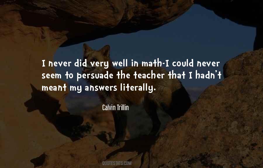 Calvin Trillin Quotes #1180287