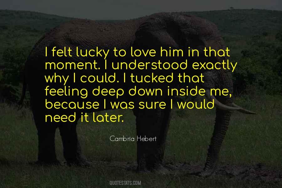 Cambria Hebert Quotes #1008628