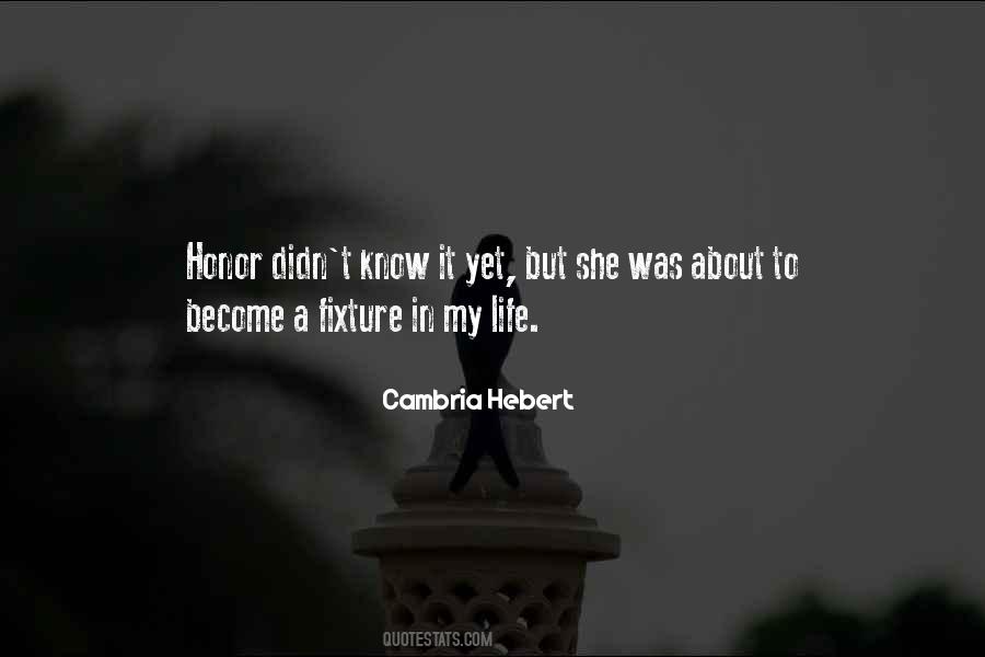 Cambria Hebert Quotes #1350261