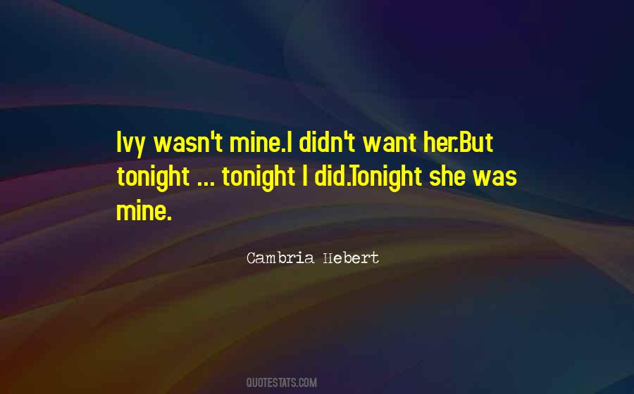 Cambria Hebert Quotes #828092