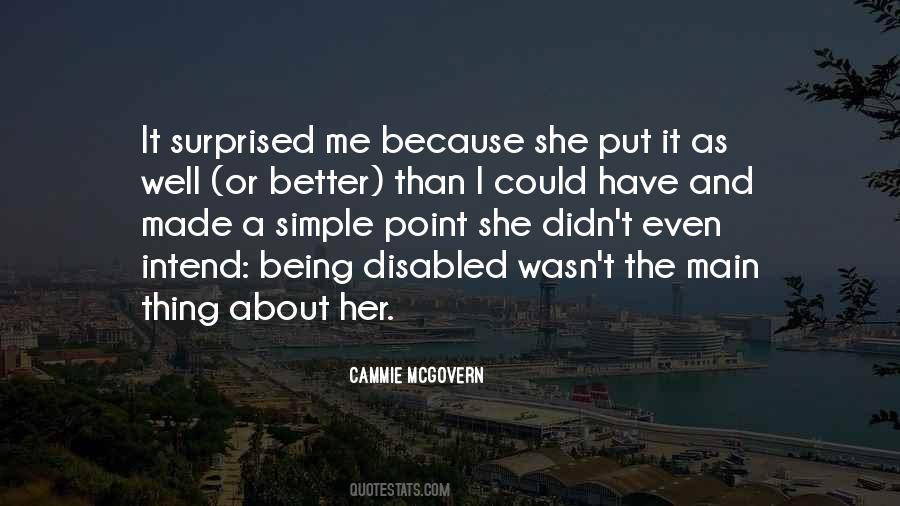 Cammie Mcgovern Quotes #335033