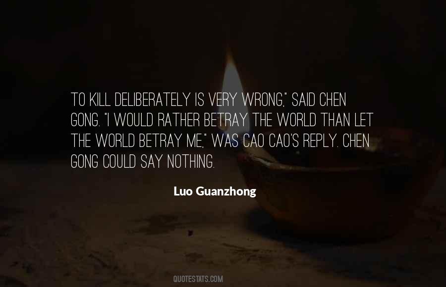 Cao Cao Quotes #1301952