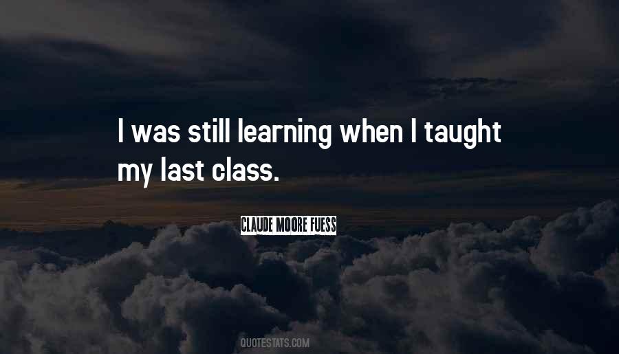 Quotes About Still Learning #1604793