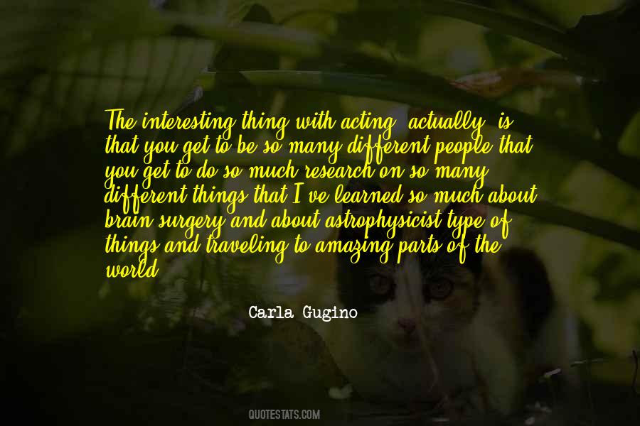 Carla Gugino Quotes #991485