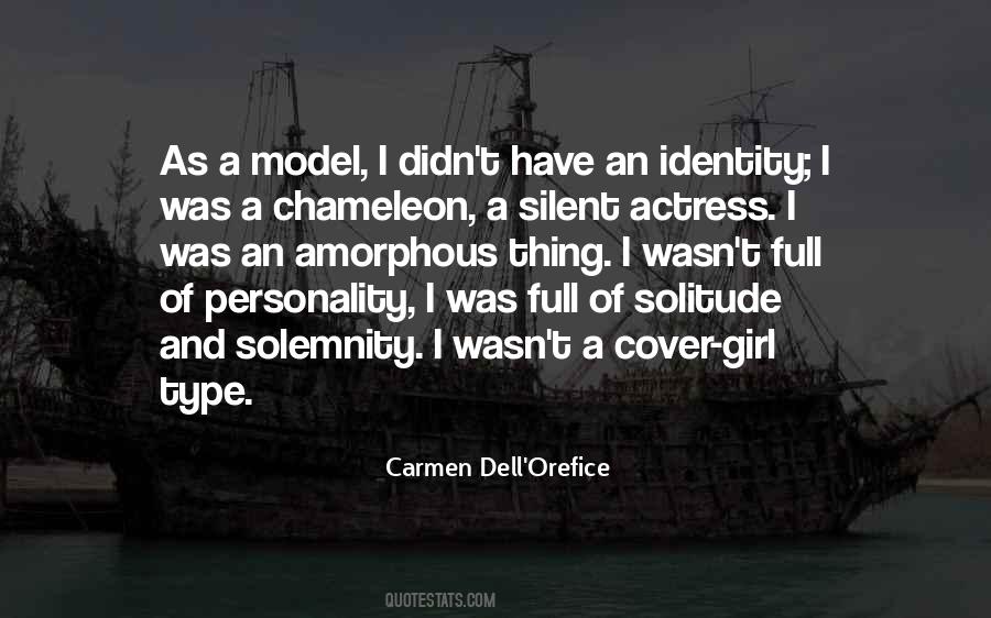 Carmen Dell'orefice Quotes #1247432