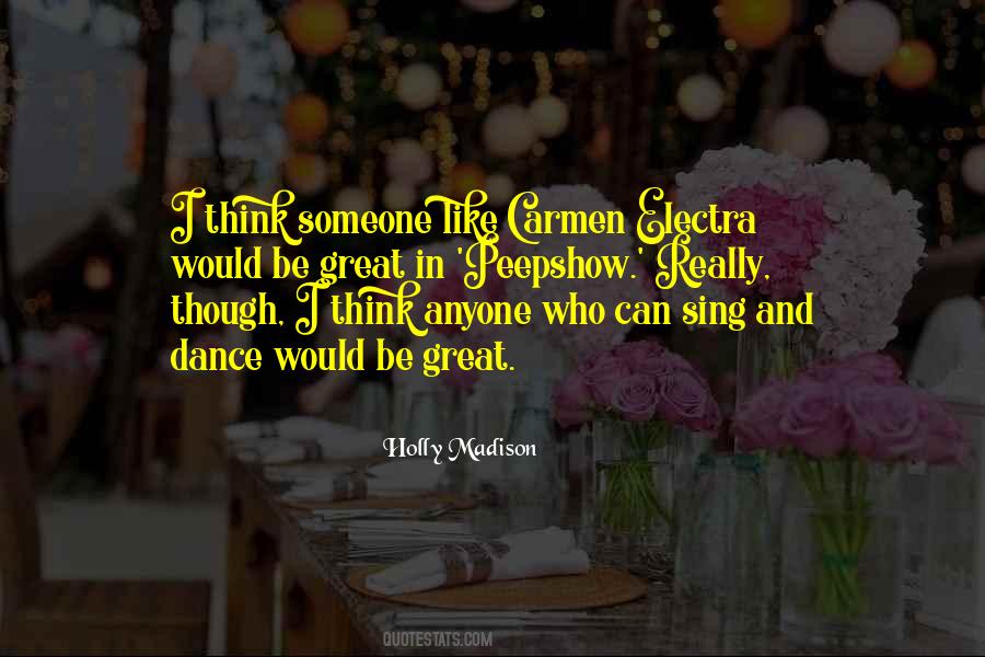 Carmen Electra Quotes #1294113