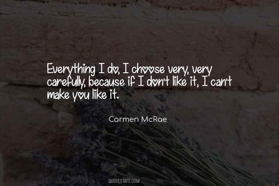 Carmen Mcrae Quotes #73990